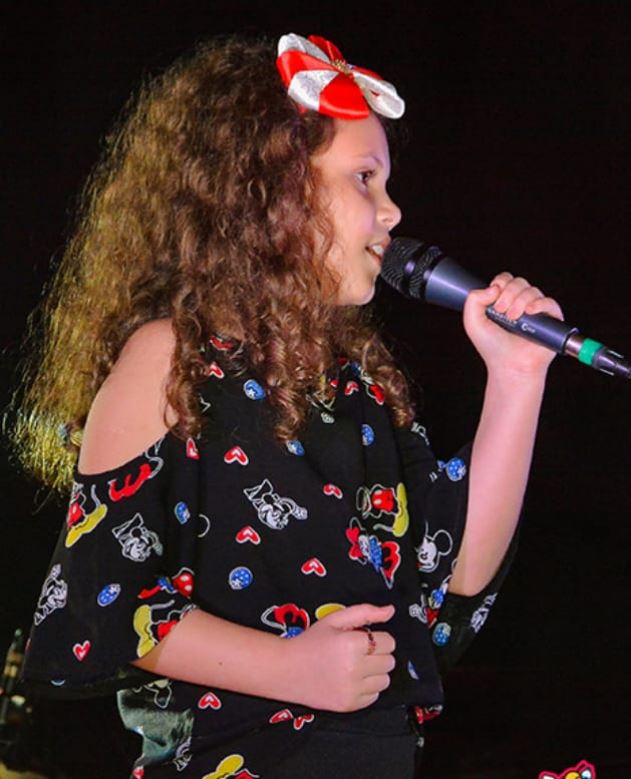 A aluna do Kumon de Inglês ficou em primeiro lugar no Festival da Canção Candeias de Soledade-RS.