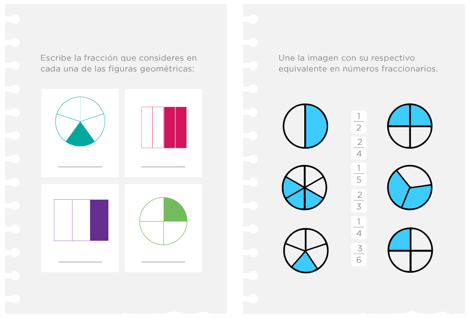 Kumon | Fracciones para niños de primaria