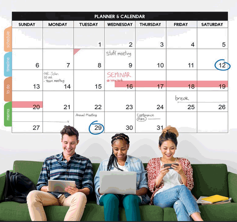 Complete a tabela com os dias da semana em inglês conforme pede 