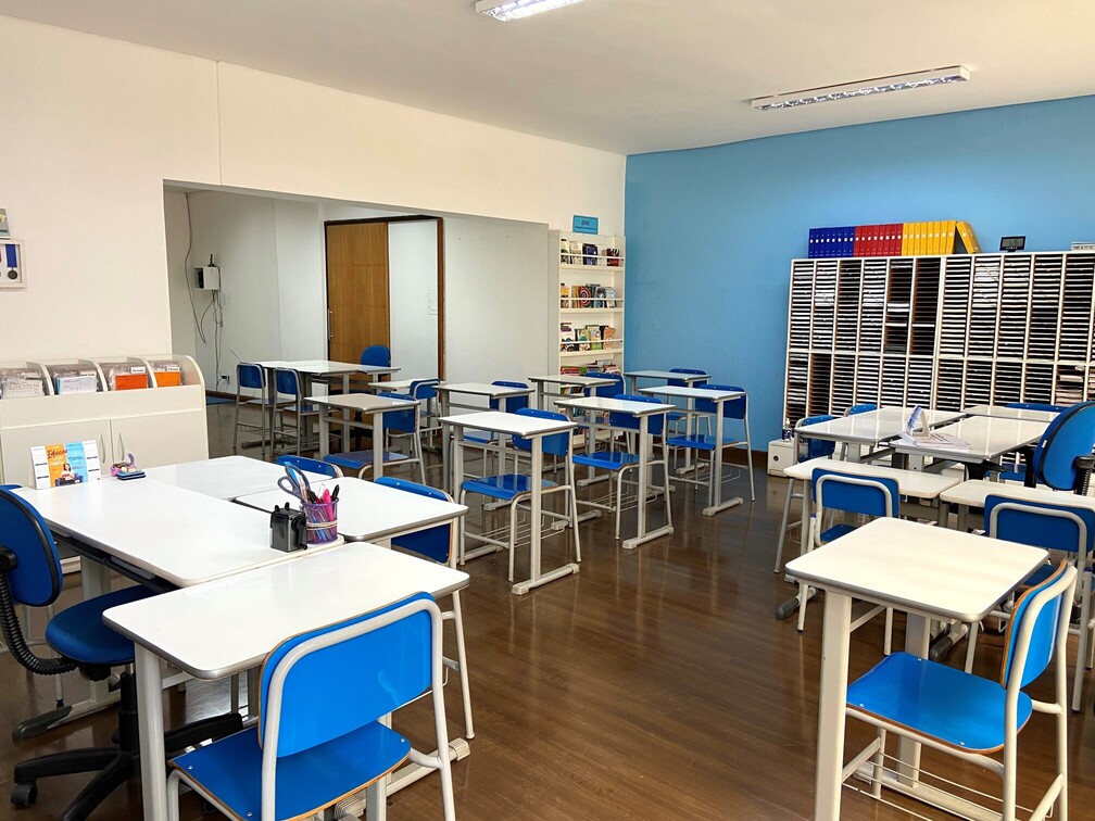 Sala de aula do Kumon Ribeirão Centro