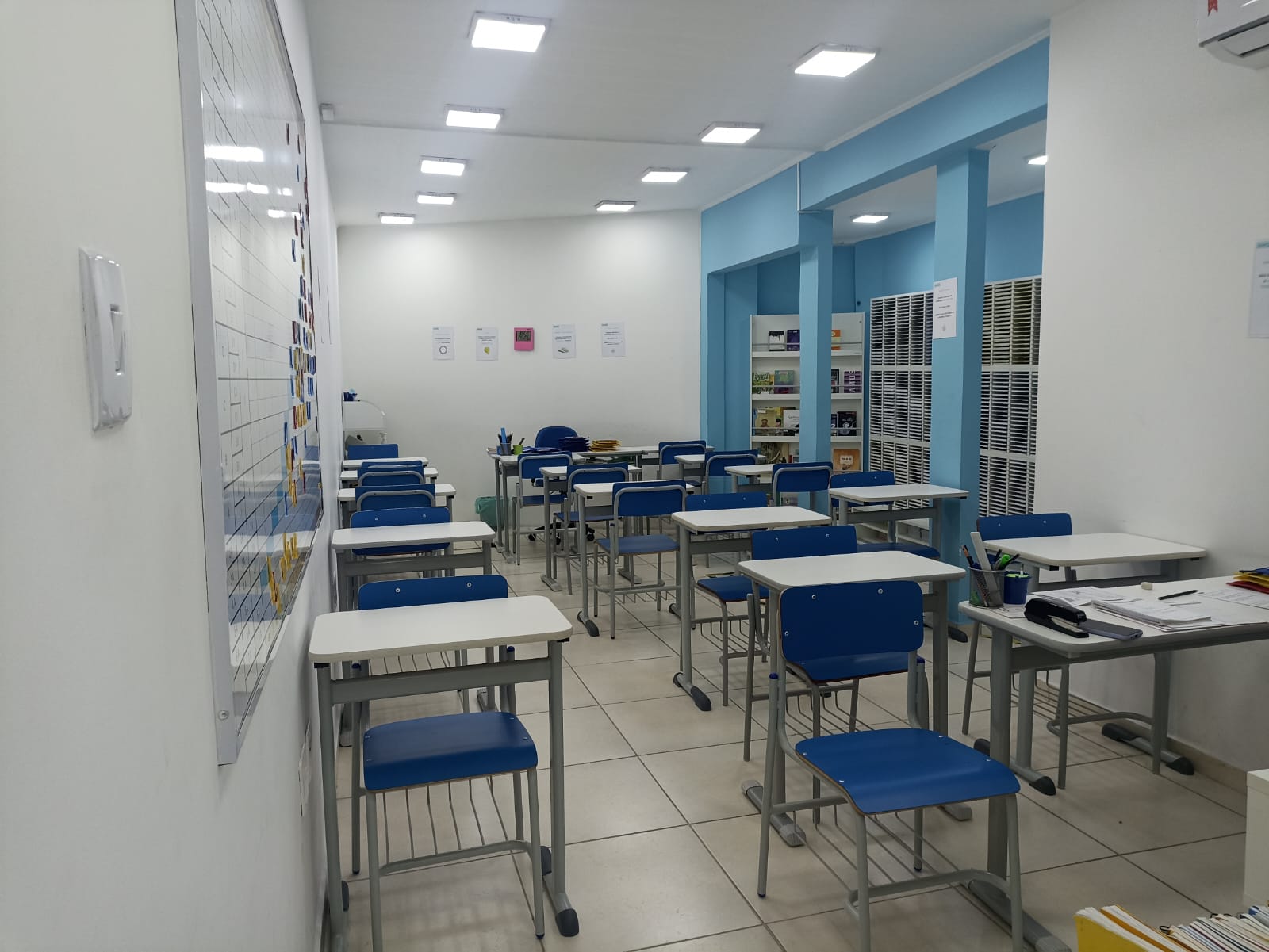 Sala de aula do Kumon Mooca - Vila Bertioga