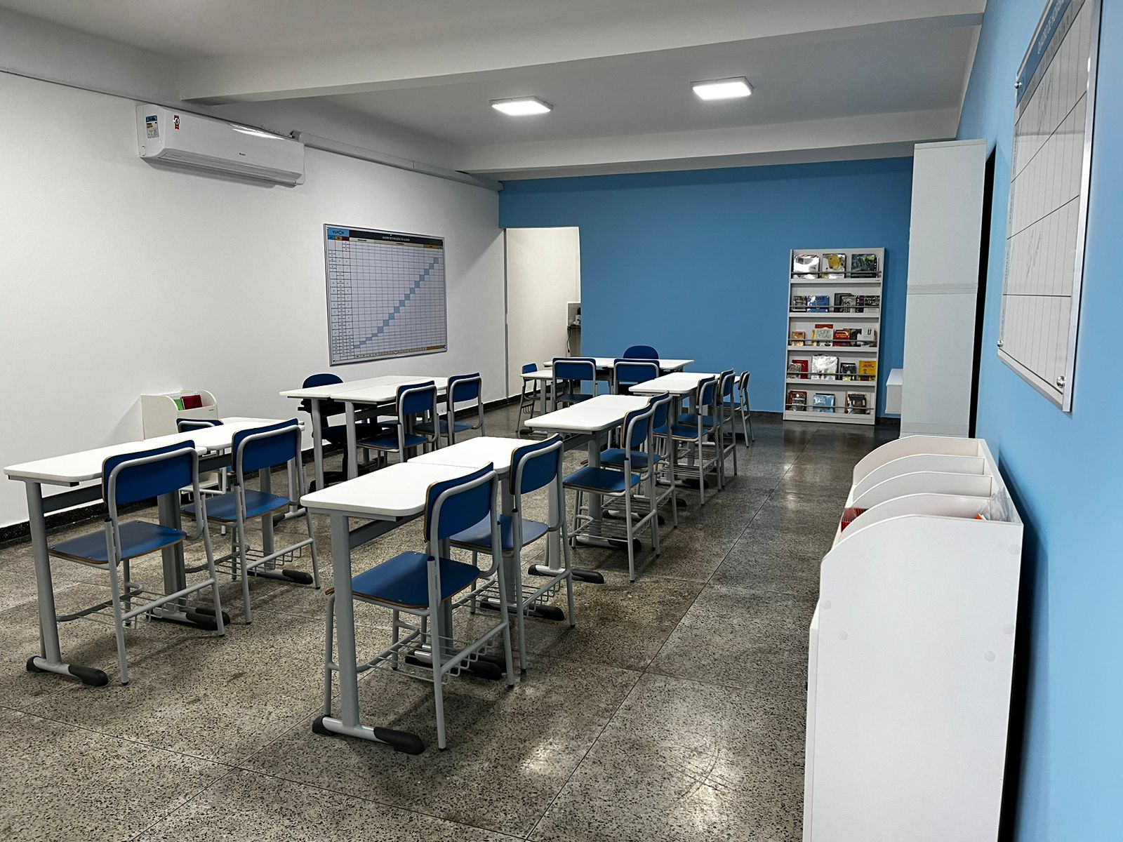 Sala de aula do Kumon Nova Era