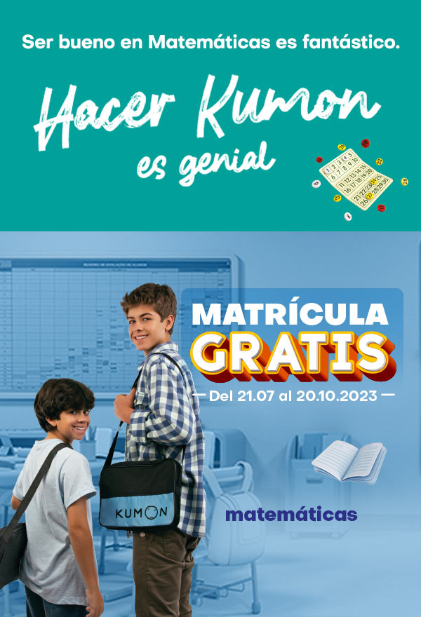 Niños felices aprendiendo matemáticas con Kumon en Perú. Ser bueno en Matemáticas es fantástico. Hacer Kumon es genial.