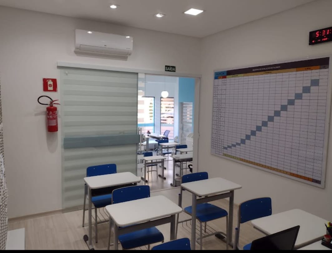 Sala de aula do Kumon Birigui Barão do Rio Branco