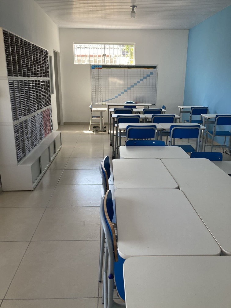 Sala de aula do Kumon Humaita