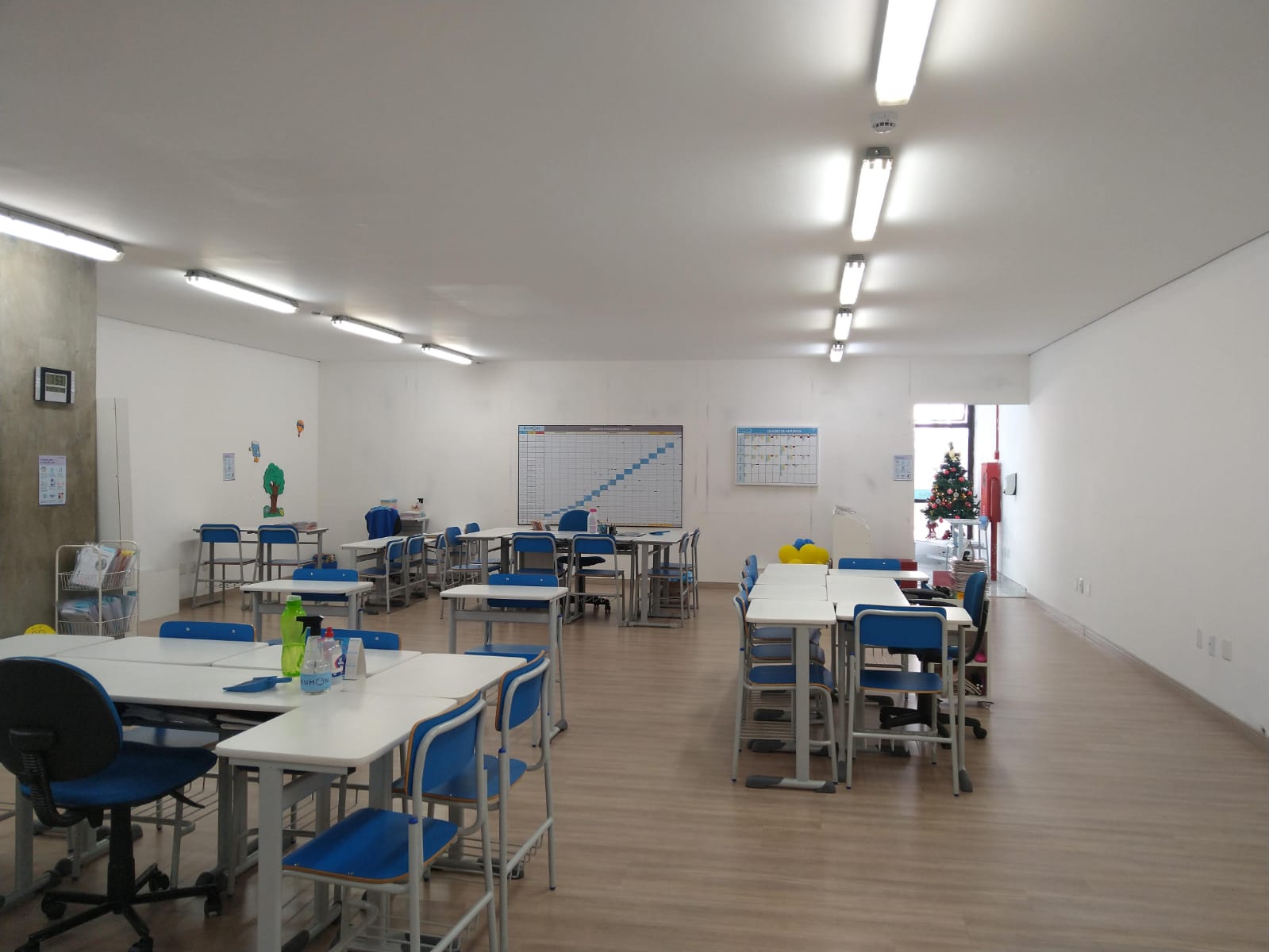 Sala de aula da escola Kumon Campinas Vila Itapura