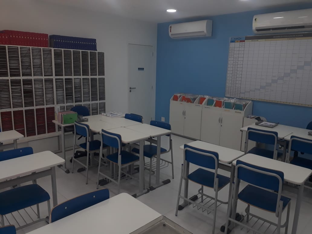 Sala de aula do Kumon Barra - Bosque Marapendi