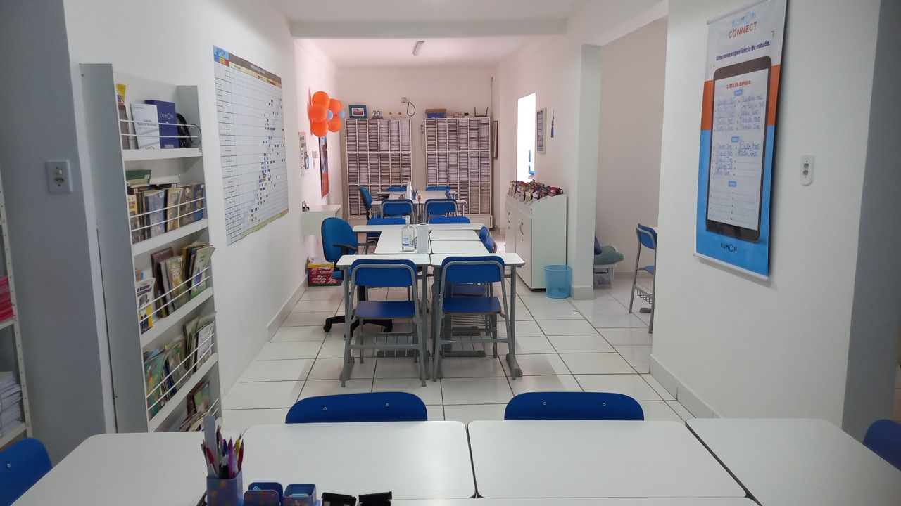 Sala de aula do Kumon Rio Bonito