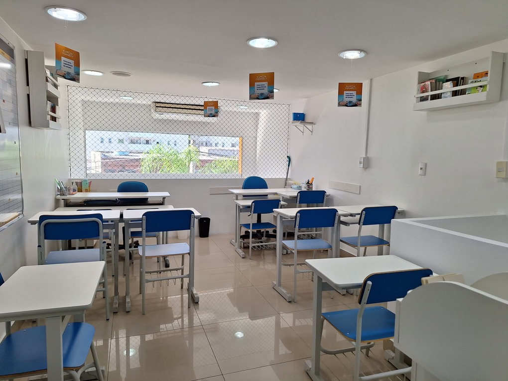 Sala de aula do Kumon Niterói-Pendotiba