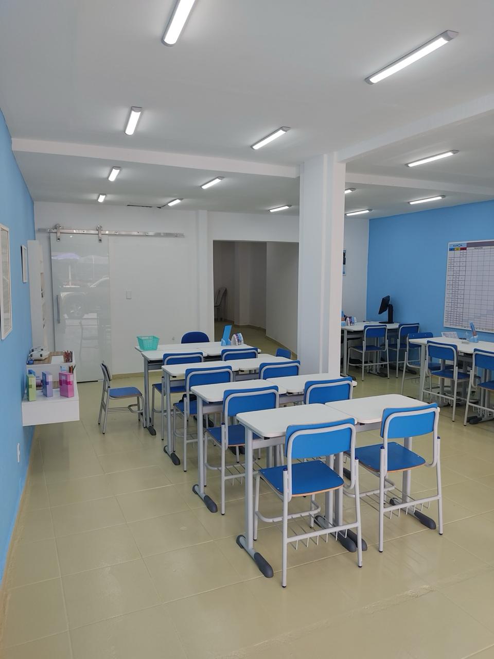 Sala de aula da unidade Kumon São Gonçalo - Praça Zé Garoto