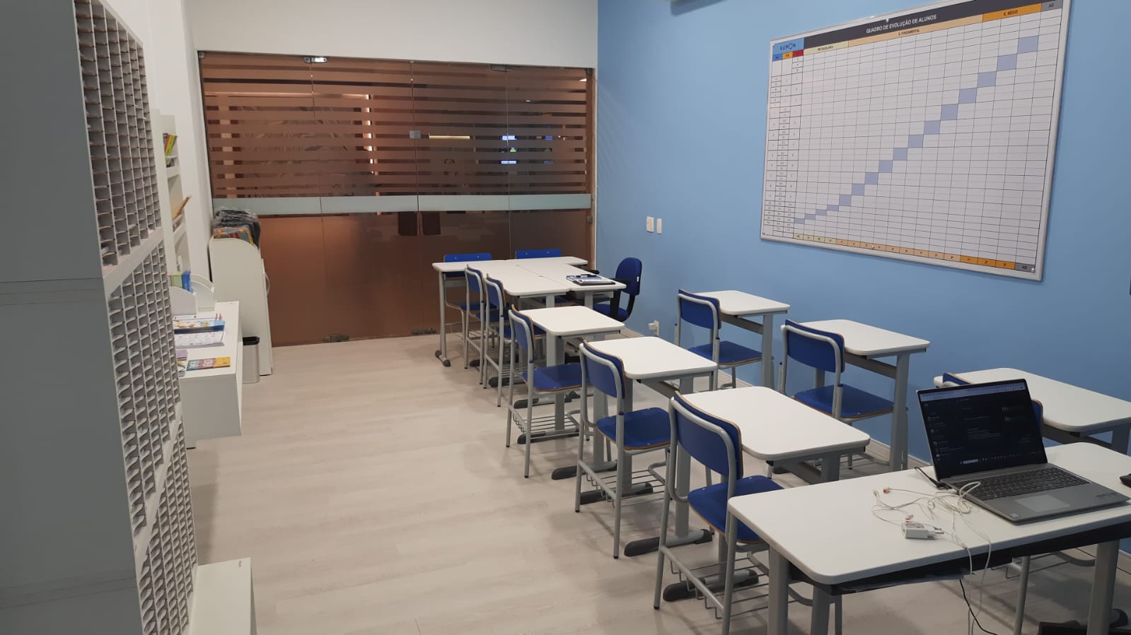 Sala de aula do Kumon Ipanema/RJ