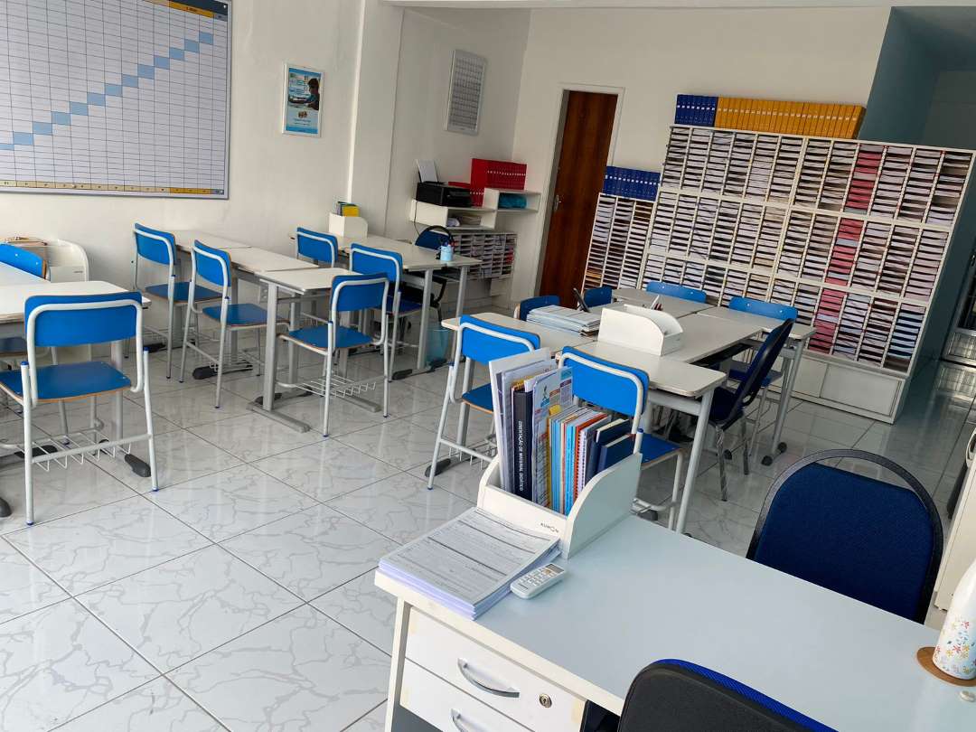 Sala de aula 1 do Kumon Cascadura