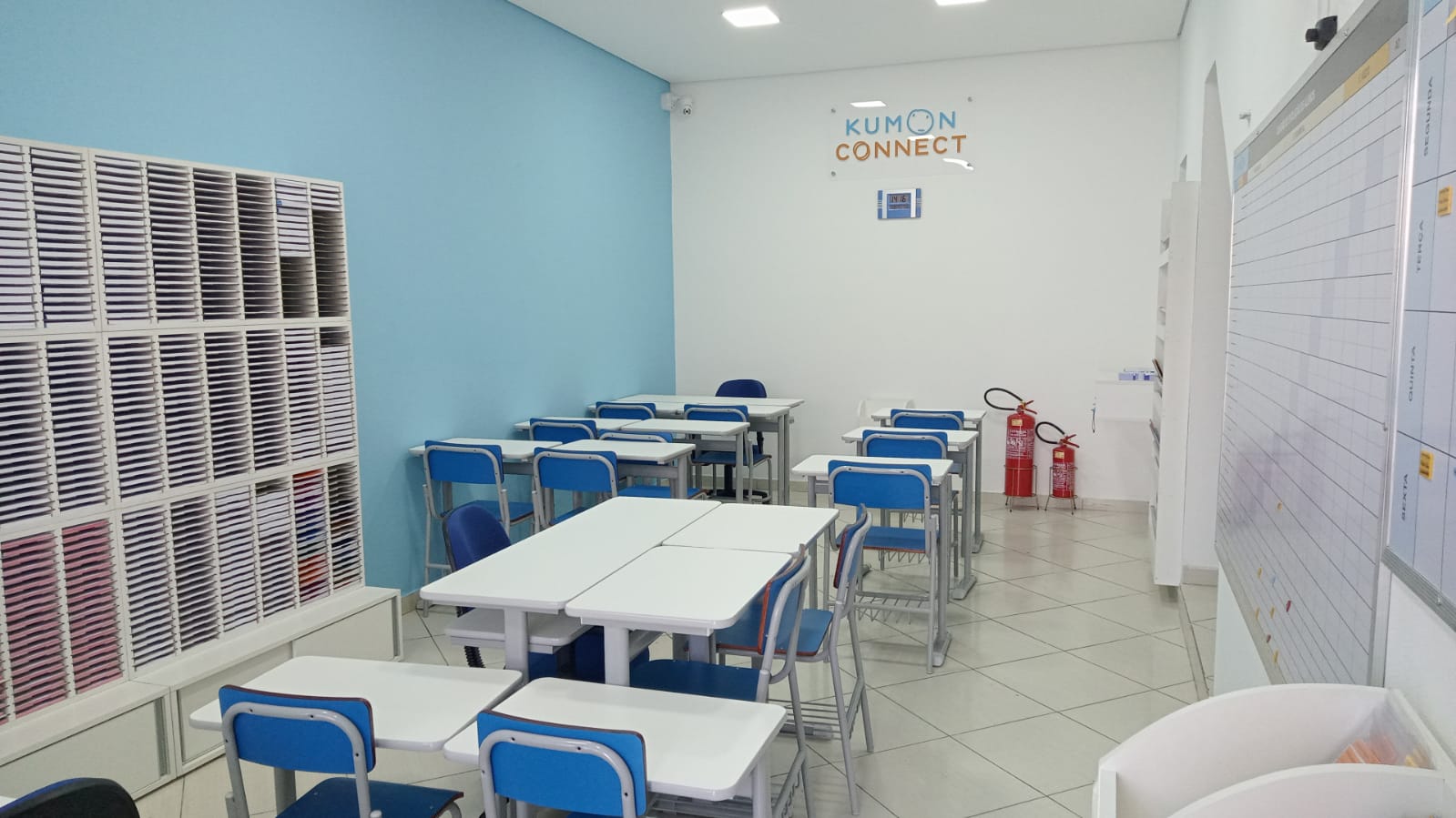 Sala de aula 1 do Kumon Anhanguera - Jardim Santa Fé