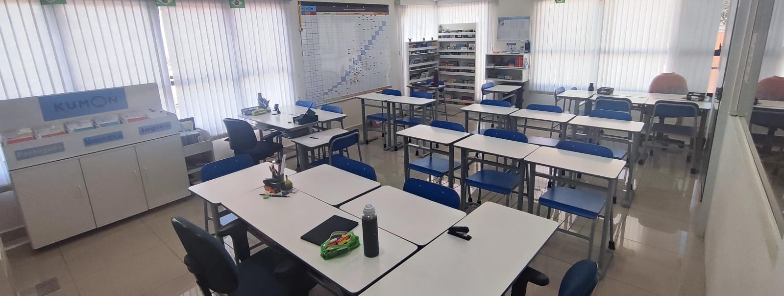 Sala de aula 1 do Kumon Valinhos CECAP - SP