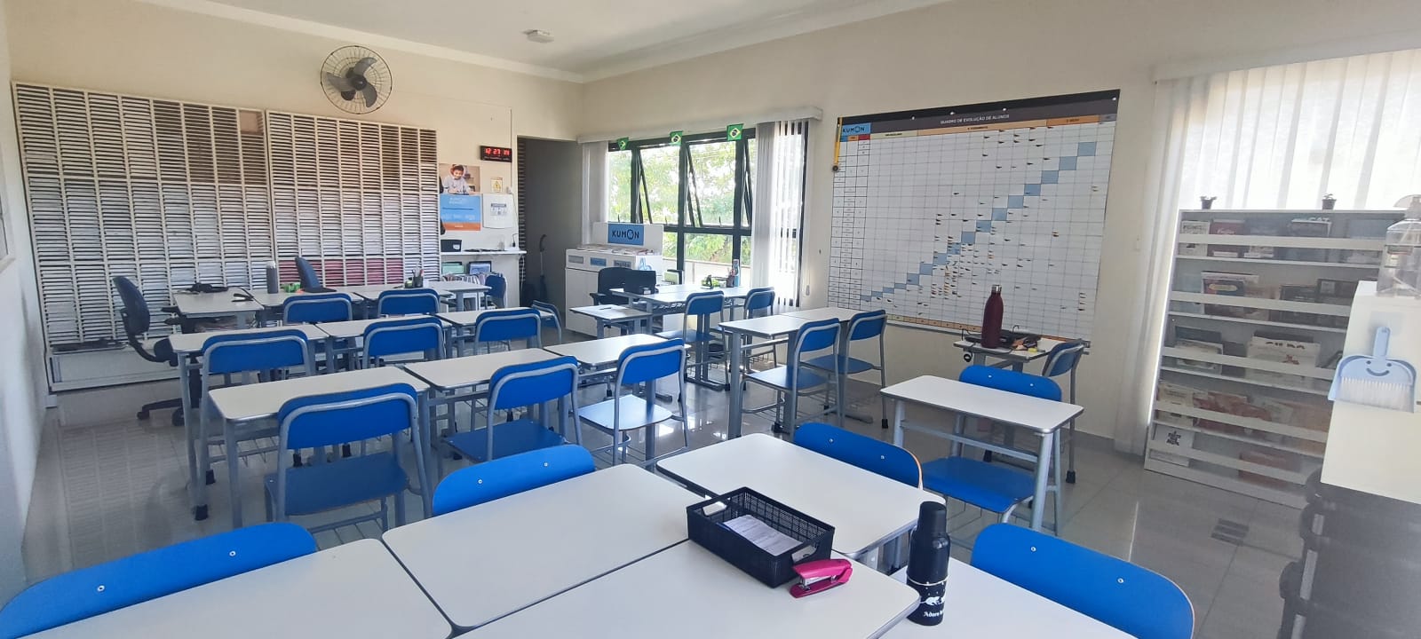 Sala de aula 2 do Kumon Valinhos CECAP - SP