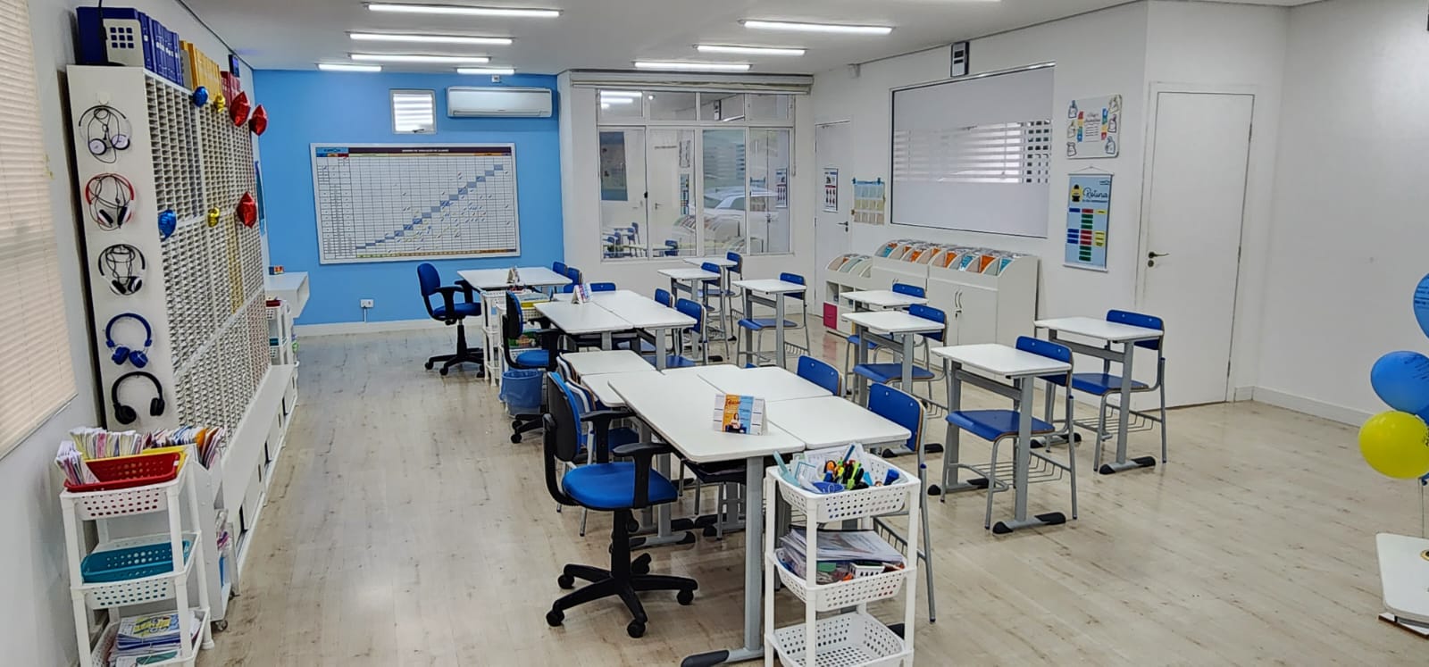 Sala de aula 1 do Kumon Pilarzinho