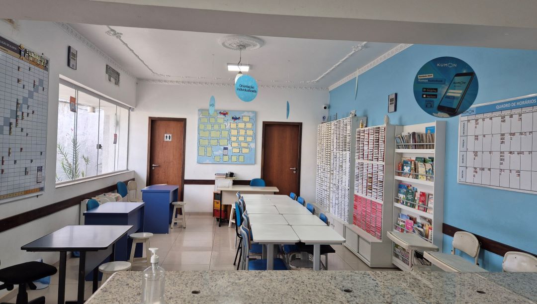 Sala de aula 1 do Kumon Paranaguá