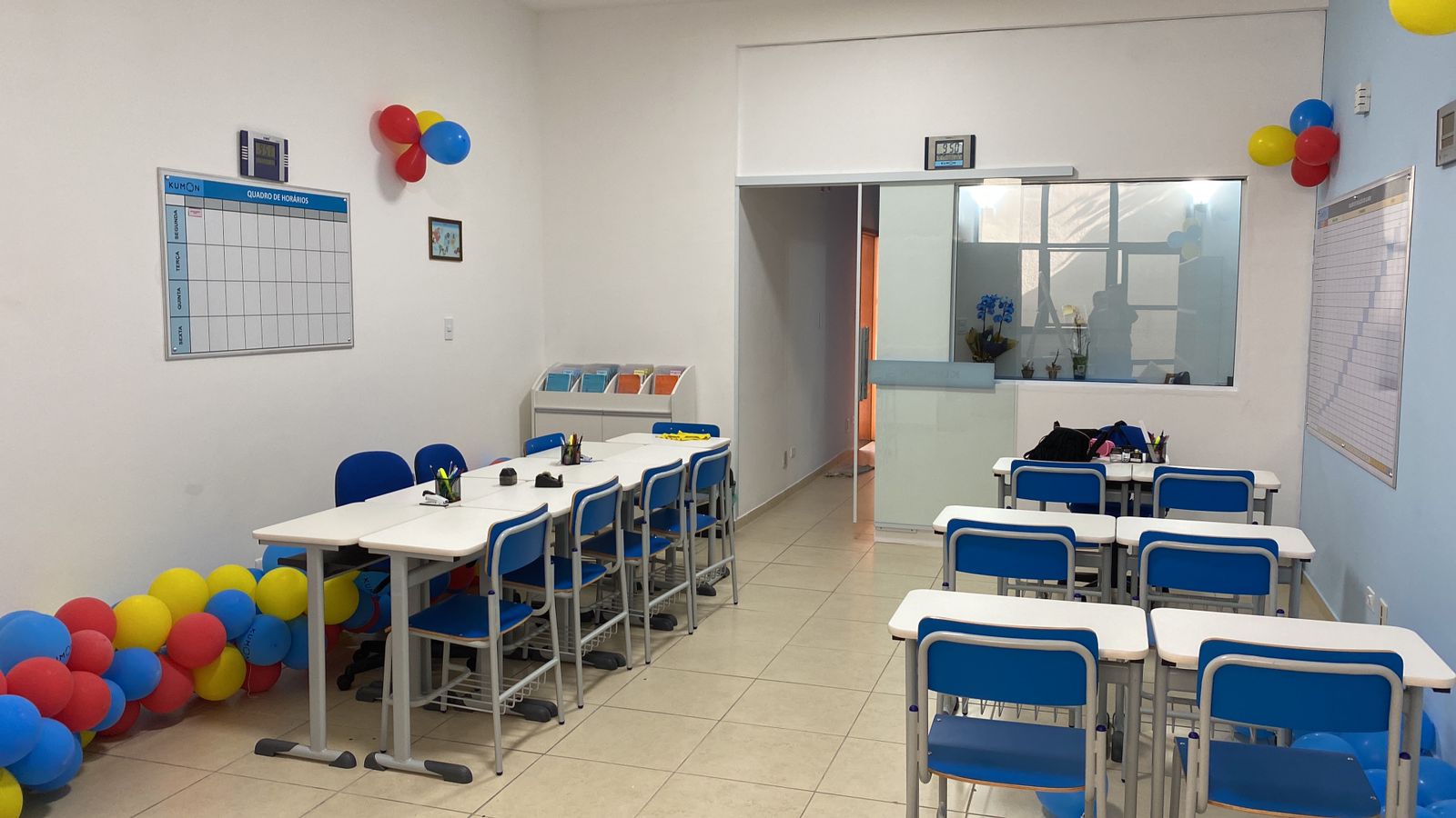 Sala de aula do Kumon S.J Campos - Jd Industrias