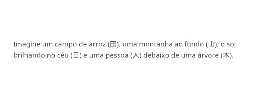 Frase com Kanjis