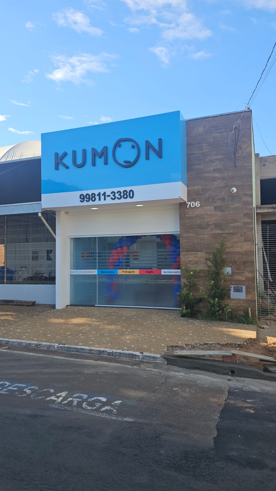 Fachada do Kumon Jd Nova Leme/SP