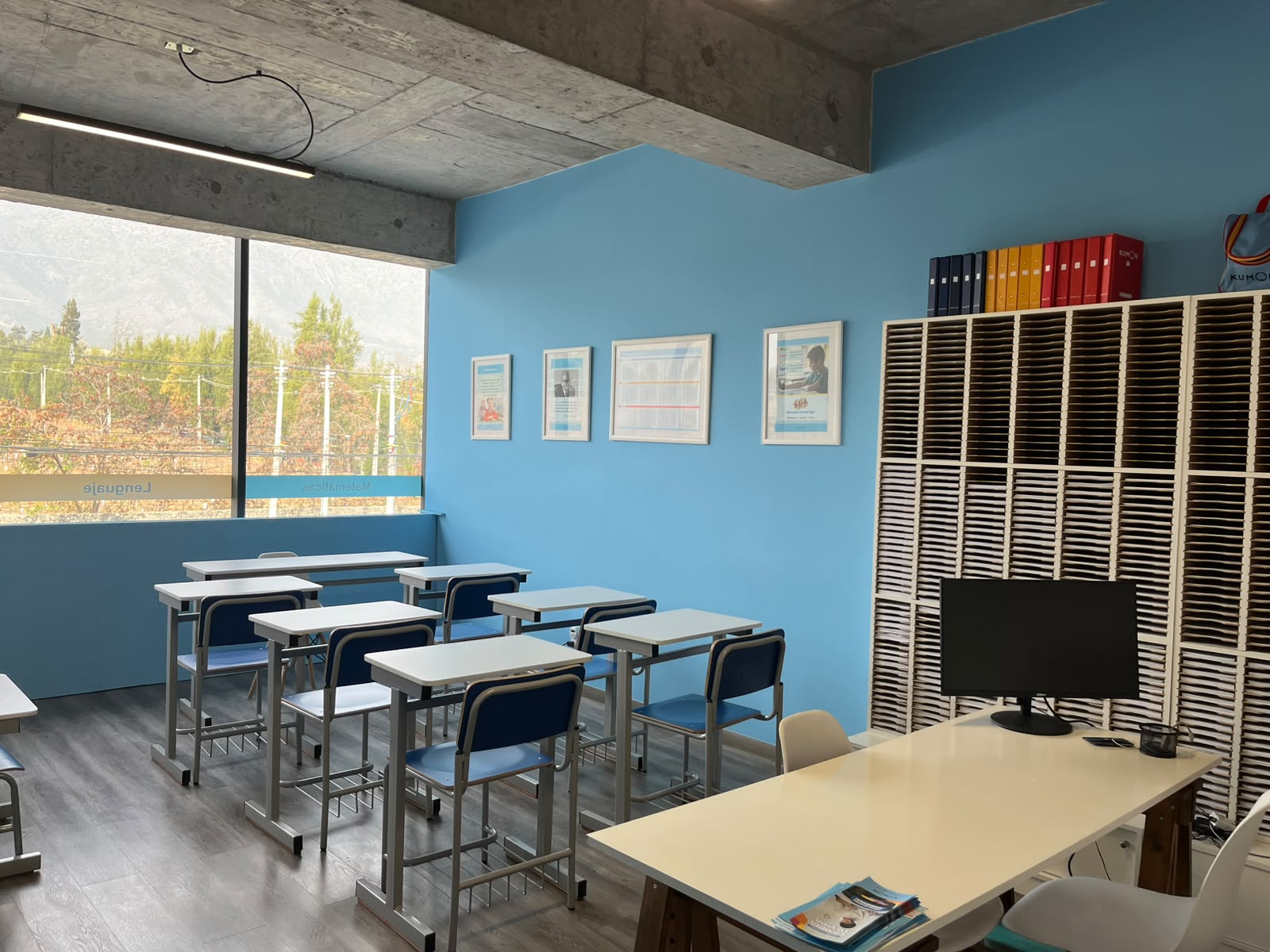 Sala de clases del centro Kumon Penalolen Quilin