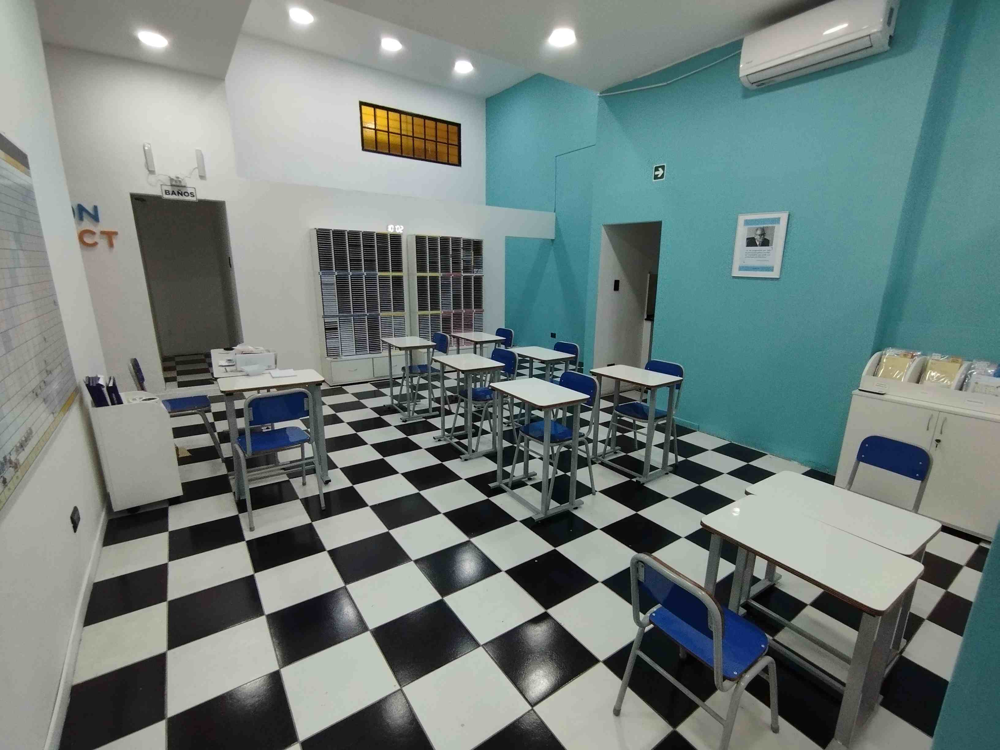 Sala de clases del centro Kumon Avellaneda