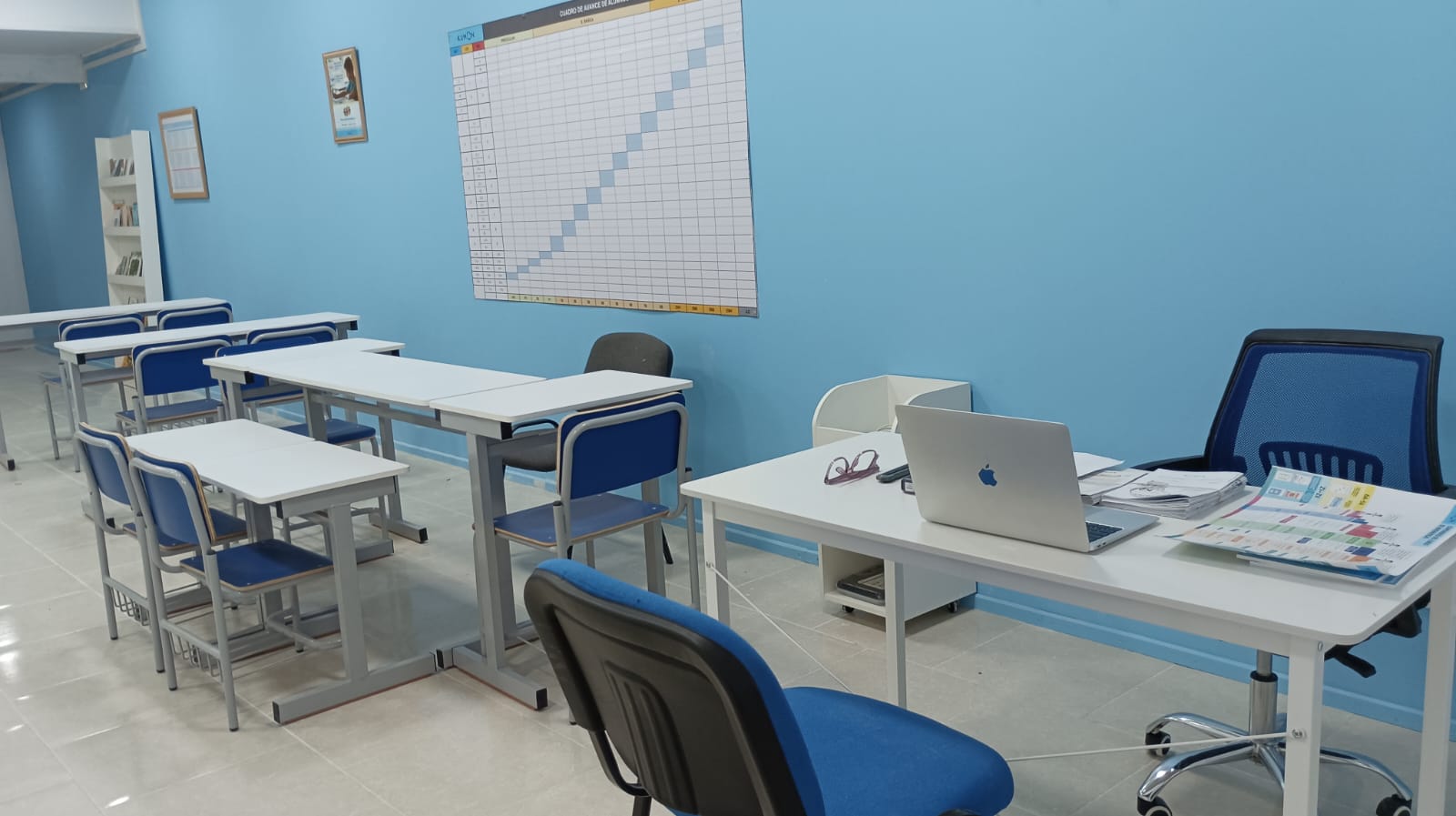 Sala de clases del centro Kumon Puerto Montt Antihual