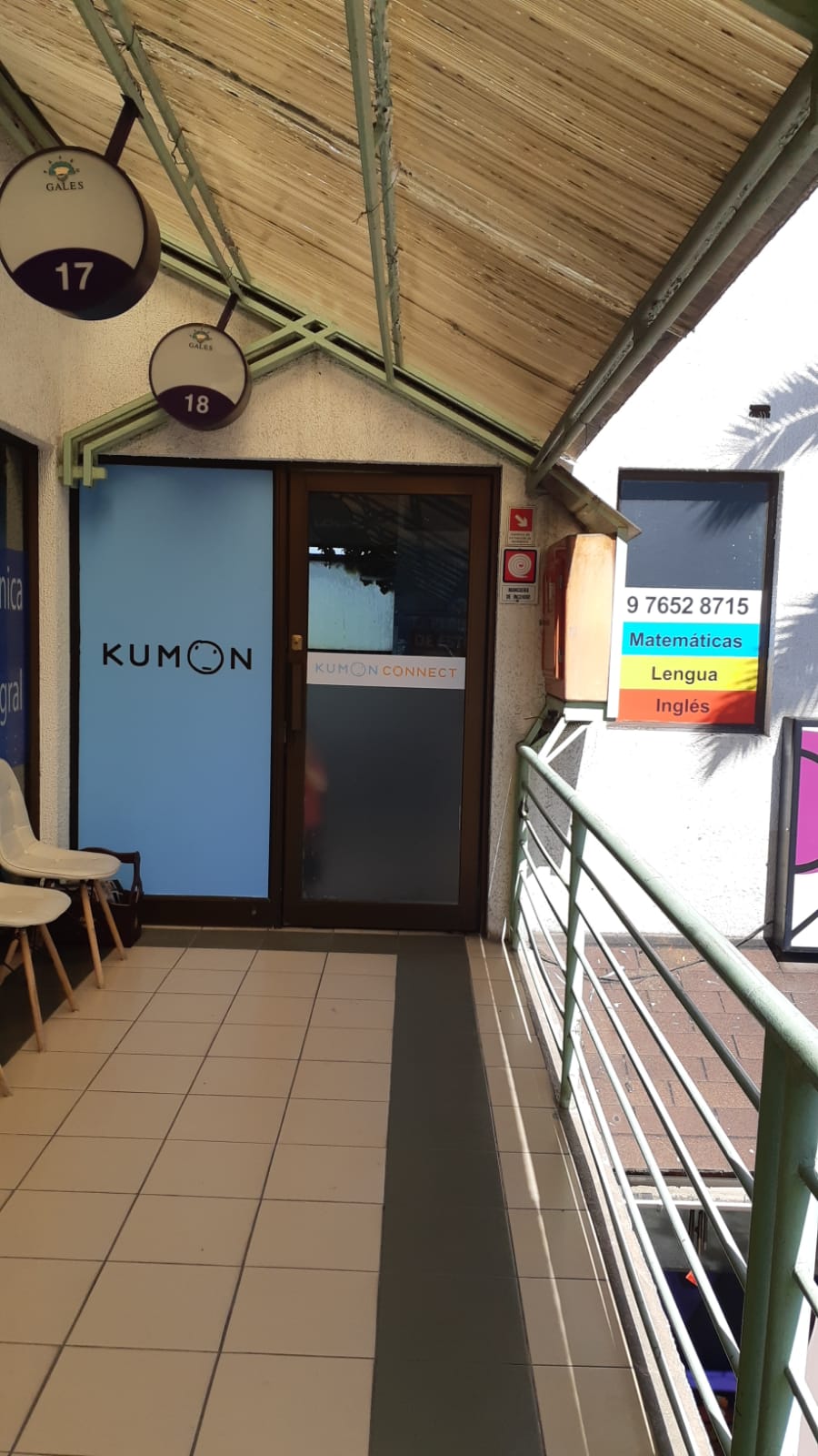 Sala de clases del centro Kumon La Reina Monsenor Edwards