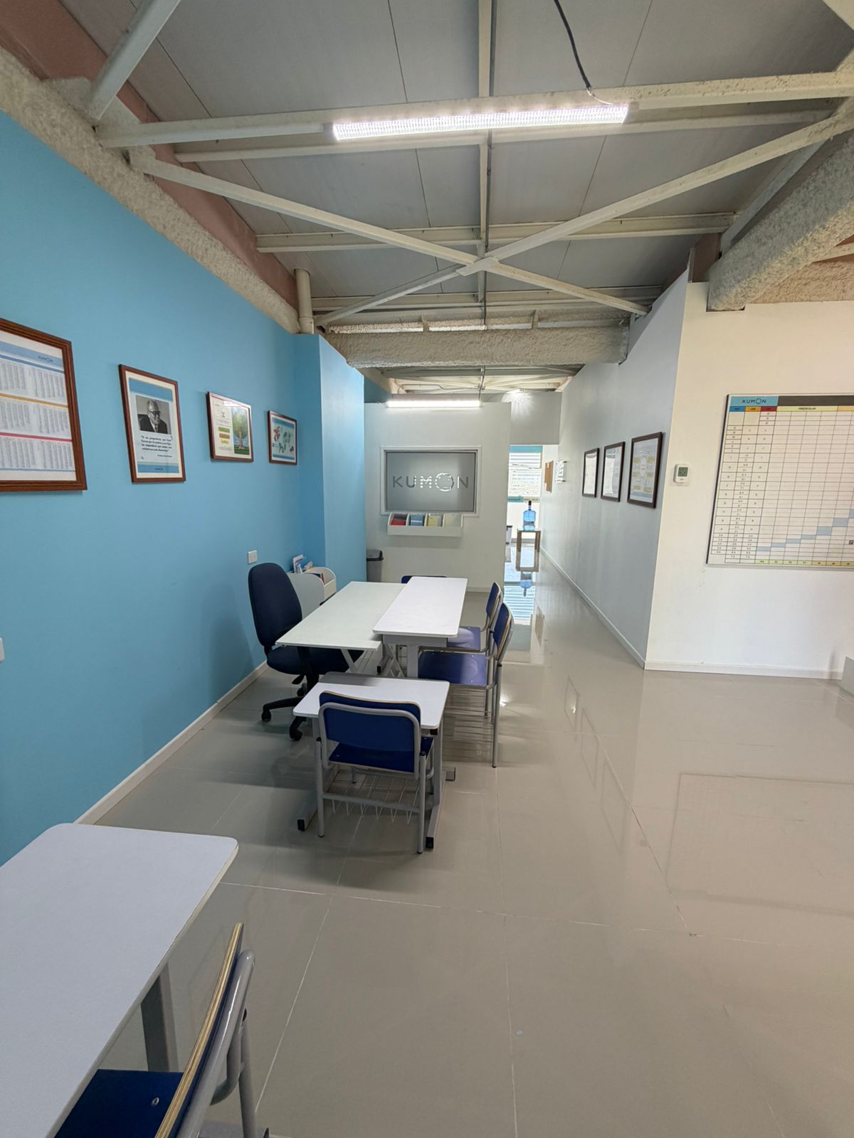 Sala de clases del centro Kumon La Florida Walker Martenez Poniente