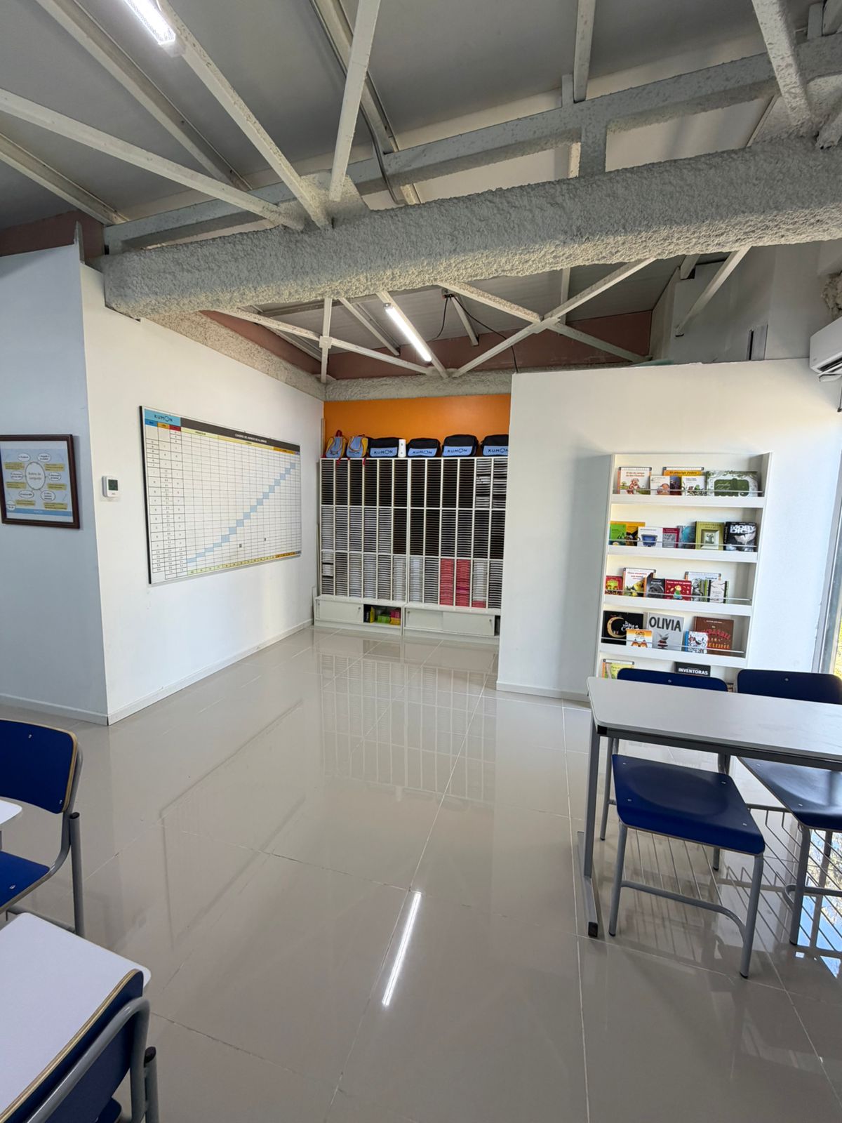 Sala de clases del centro Kumon La Florida Walker Martenez Poniente