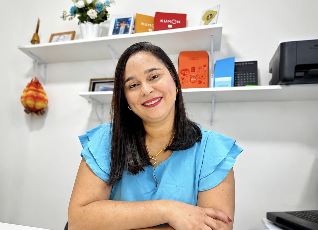 Foto orientadora unidade Kumon Silveira Martins