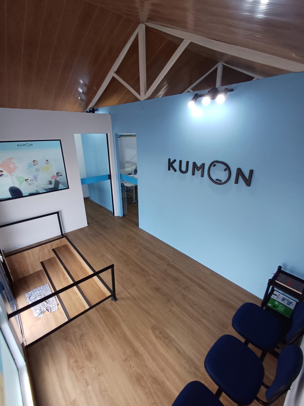 Sala de aula Kumon unidade Uberaba Shopping