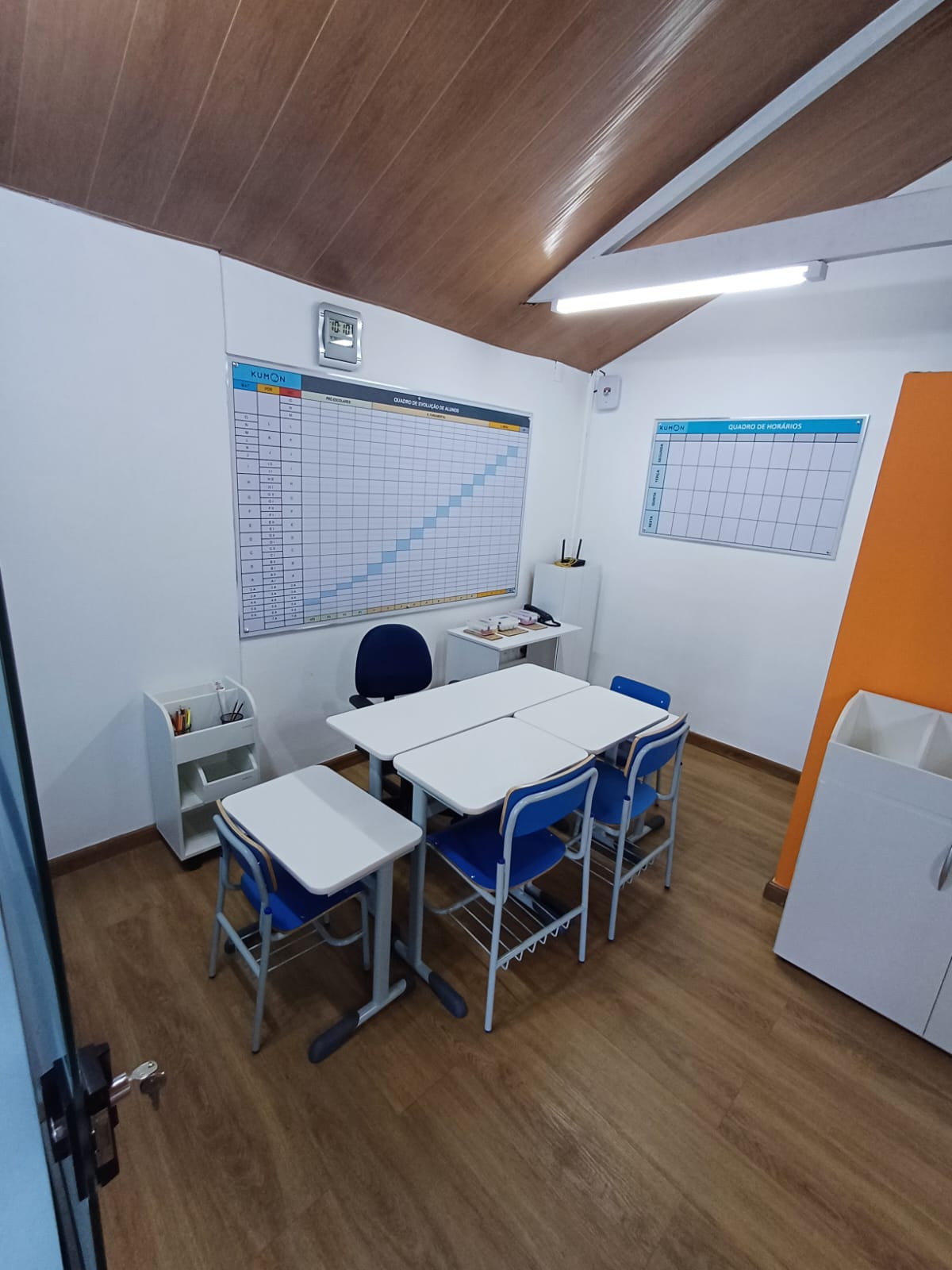 Sala de aula Kumon unidade Uberaba Shopping