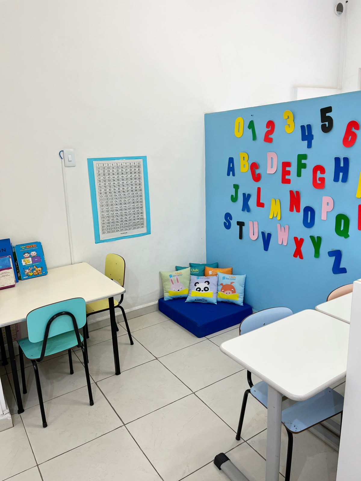 Foto sala de aula Kumon unidade Lapa Clelia