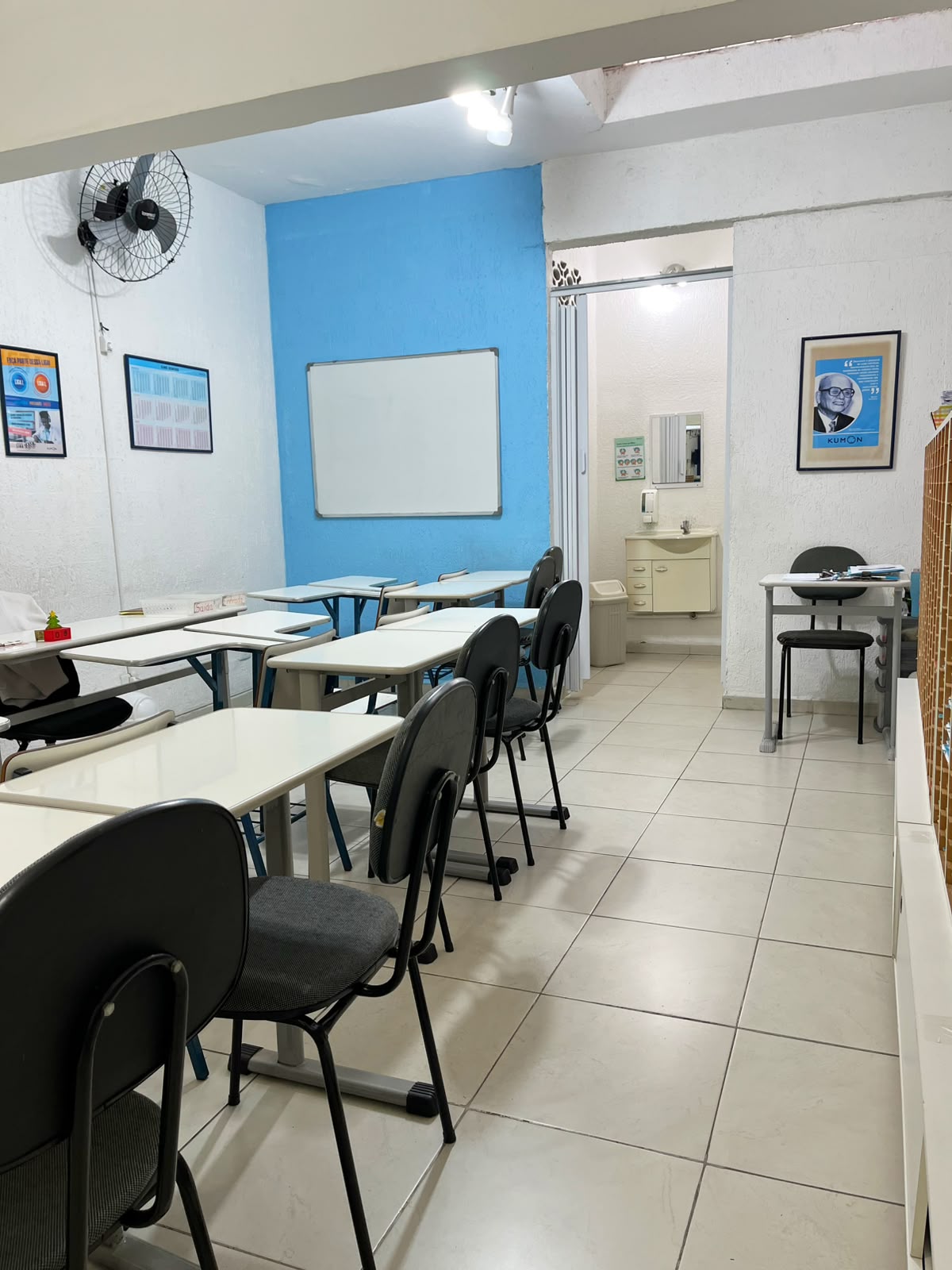 Foto sala de aula Kumon unidade Lapa Clelia